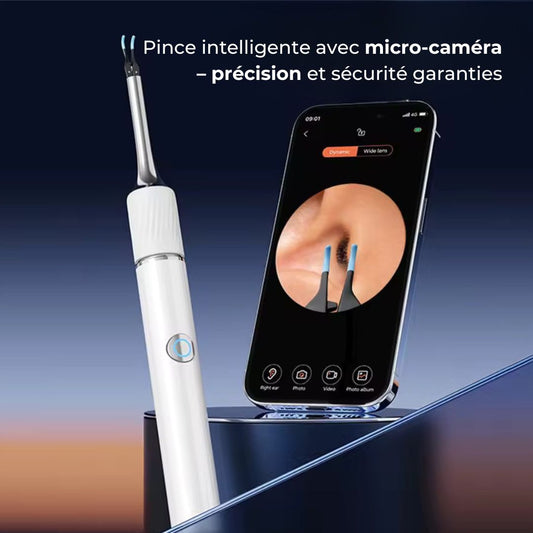 Nettoyeur d’oreilles intelligent avec caméra HD (Android/iOS)